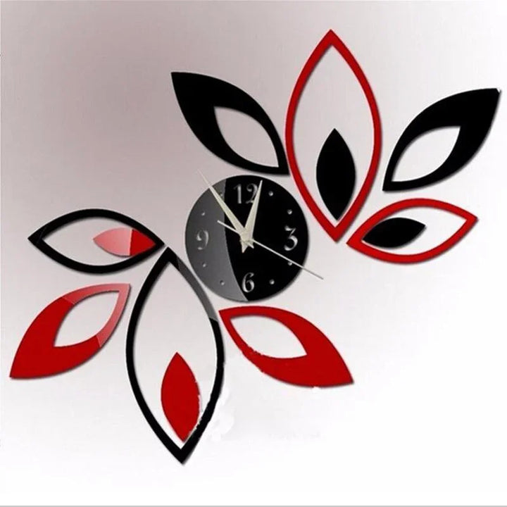 DecoTime Klokke - Stilfull 3D Akryl Veggklokke Luvikno