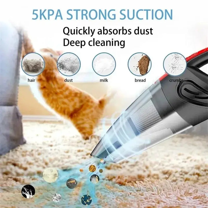 CycloVac - Trådløs Håndholdt Støvsuger med Syklon Sugd System | Luvikno