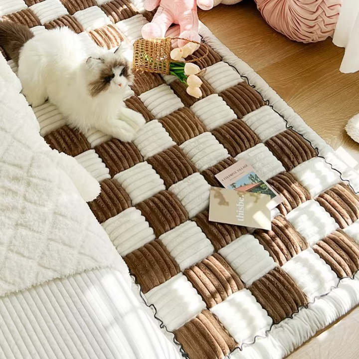 Varm Anti-Sklisikker Vaskbar Hundeseng Matte & Sofabeskyttelse Luvikno