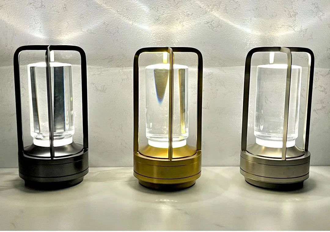 Luvikno | Oppladbar Trådløs LuxeGlow Bordlampe - Elegant Trådløs Lampe for Hver Stemning