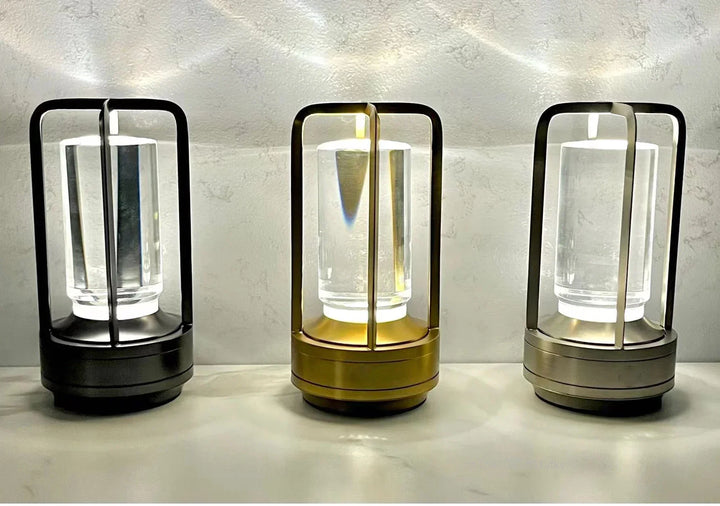 Luvikno | Oppladbar Trådløs LuxeGlow Bordlampe - Elegant Trådløs Lampe for Hver Stemning