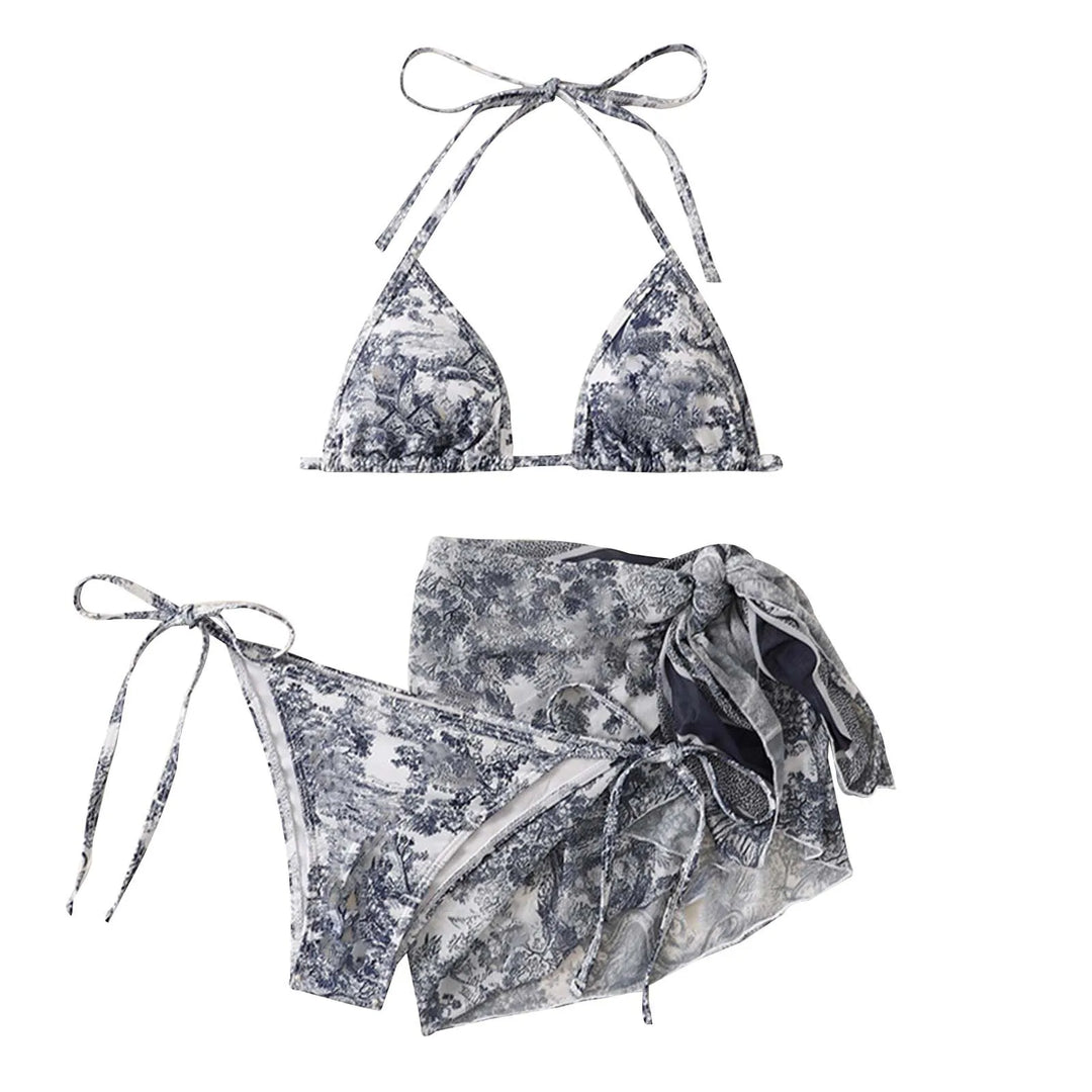 Luvik | Houkuttelevin 3-osainen bikinit Setti