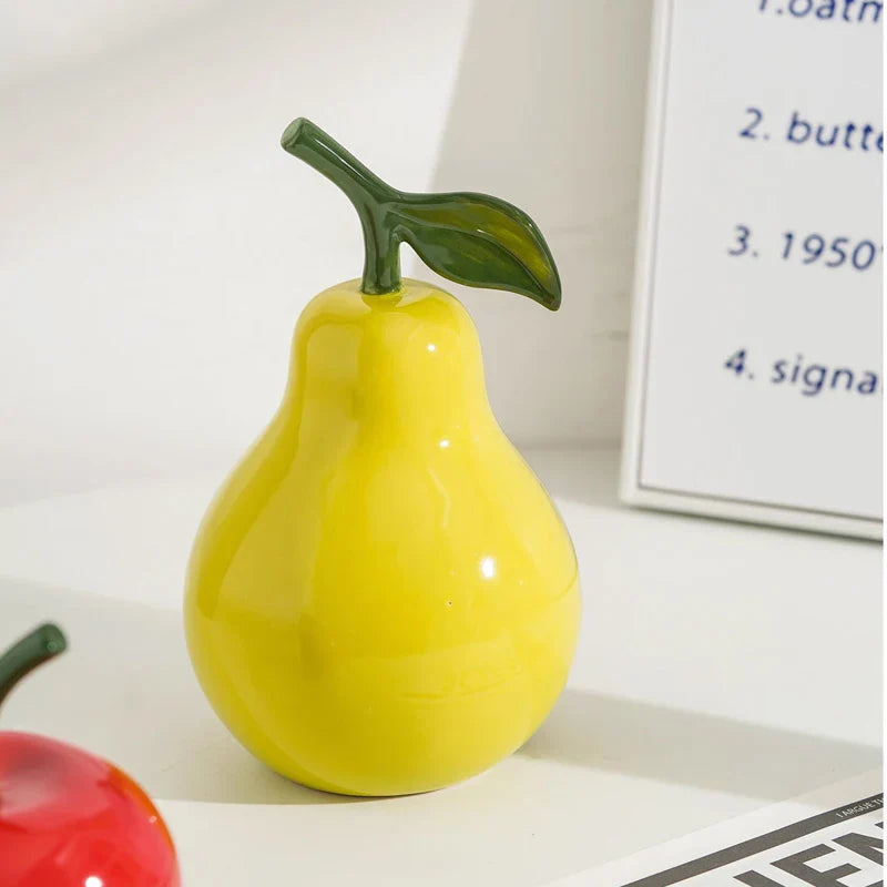 Frukt Keramisk Ornament – Borddekorasjon & Hjem Accent | Luvikno