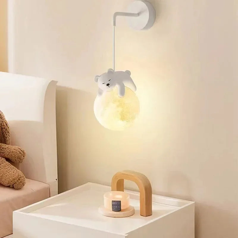 MoonGlow Light - Stilfulle LED Vegglampe for Rom Luvikno