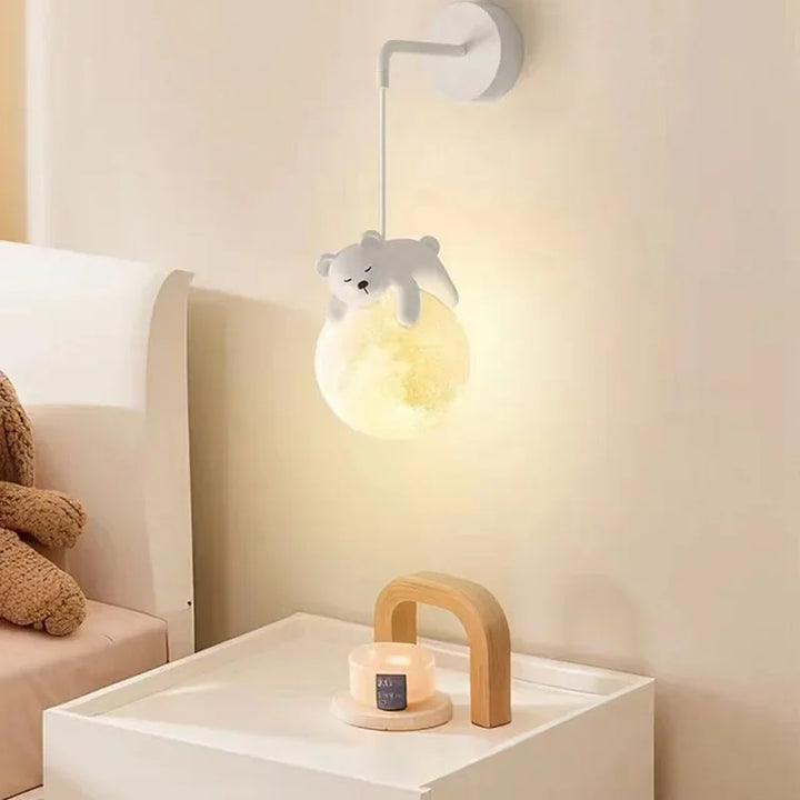 MoonGlow Light - Stilfulle LED Vegglampe for Rom Luvikno