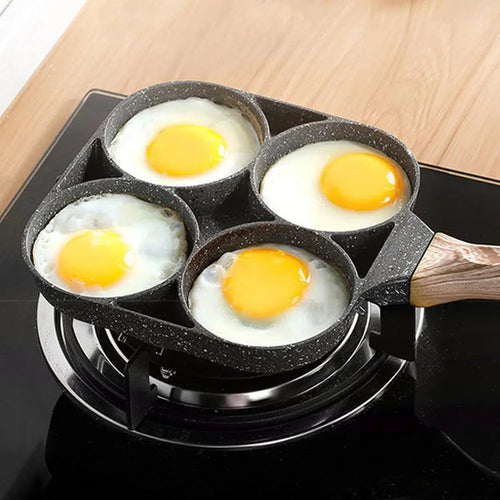 QuickCook - Stekepanne med flere seksjoner og gjennomsiktig håndtak Luvikno