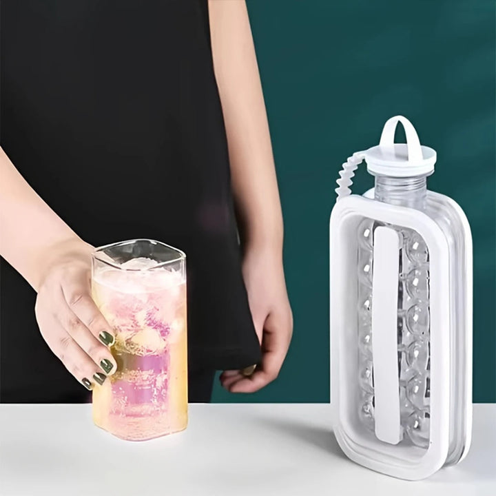 Plassbesparende isbitmaker for forfriskende delikatesser hjemme | Luvikno