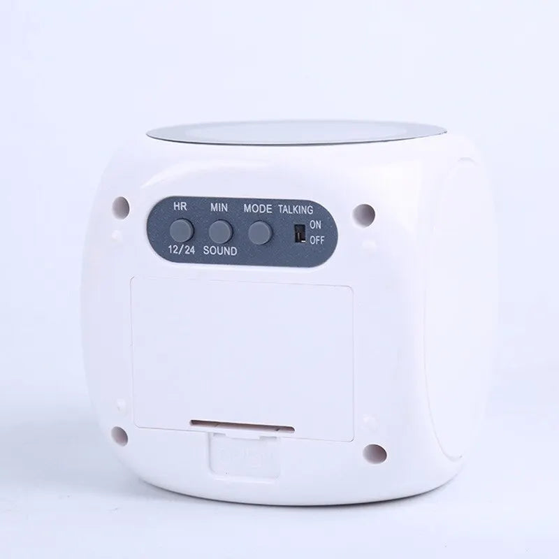 AlarmBeam Projektsjons Vekkerklokke med Temperatur og Dobbelt Alarm – LED Skjerm | Luvikno