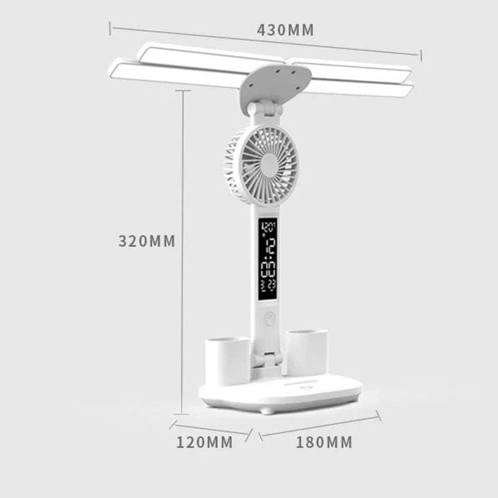 Multifunksjonell 3 i 1 Skrivebord LED Lampe | Luvikno