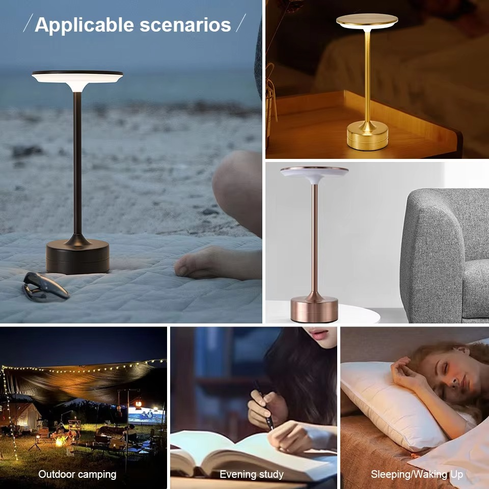 Luvikno | USB-oppladbar LED berøringssensor bordlampe