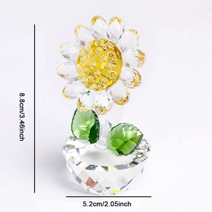 Crystal Glass Solsikke | Luvikno