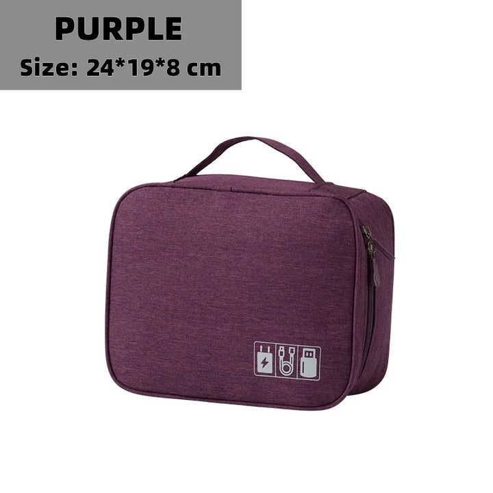 Luvikno | Baguvo Kosmetikkveske | Vannavvisende & Kompakt | 100 % Oxford Polyester | 24×18×9 cm