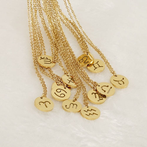 Zodiac Necklace | Bærekraftig rustfritt stål, forblir strålende! Luvikno