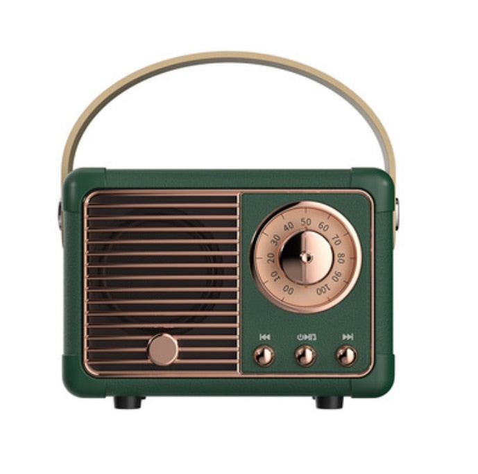 Mini Retro Radio Luviknouetooth Høyttaler | Luvikno