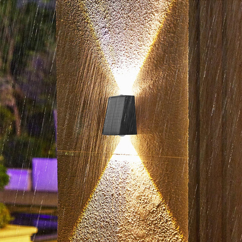 Solar LED Vegglys Luvikno