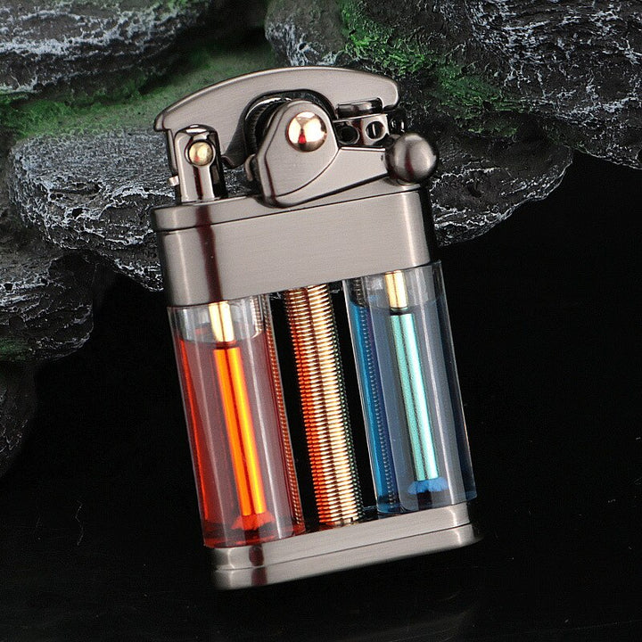 Elegant Retro Slim Metal Lighter | Luvikno