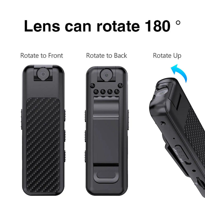 Pocket Spy Mini Clip-On Video Recorder Camera | Luvikno