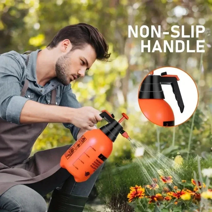 Luvikno | Spray Flaske Plantura | 2L Hage Sprayer | Justerbart Dyse & Håndpumpe | For Plante & Blomsterpleie