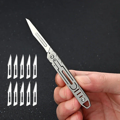 Utbyttbare kniver Faltbar EDC-kniv | Luvikno