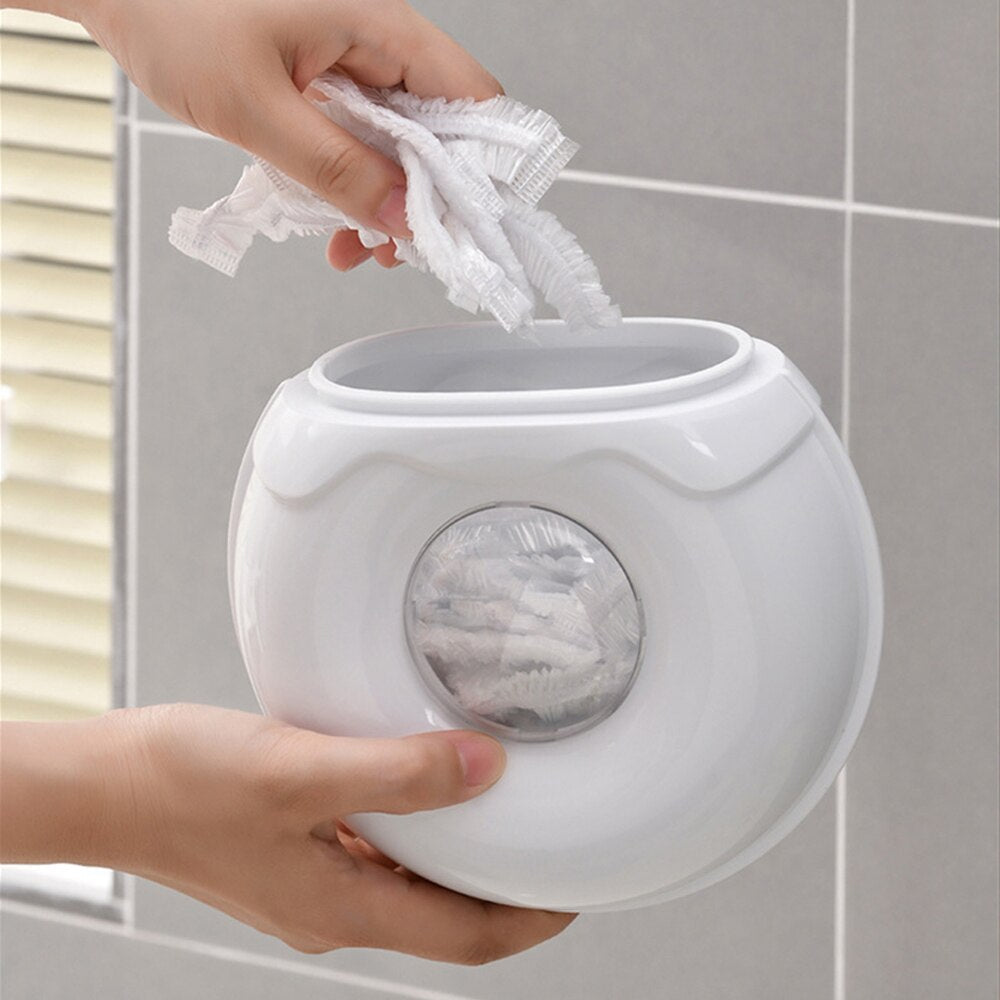 Selvheftende plastpose oppbevaringsdispenser | Luvikno