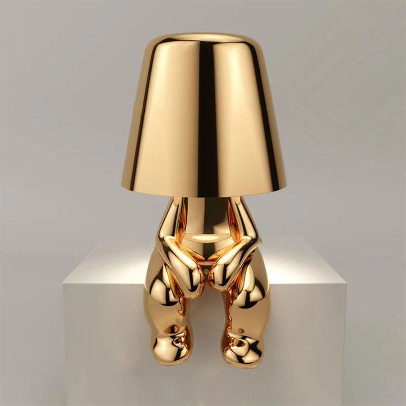Moderne Bordlampe GloedHeld – Varm LED Lys for Stue & Soverom | Stilig & Funksjonell | Luvikno