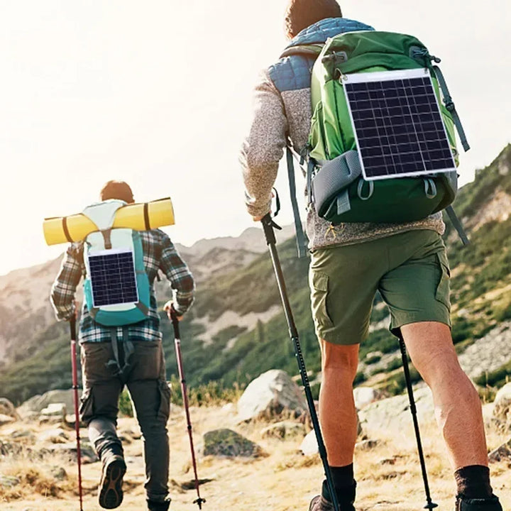 Luvikno | Bærbart Solcellepanel SOLVION Lading 100W | 5V | Dual USB | Vanntett | Utendørs & Camping
