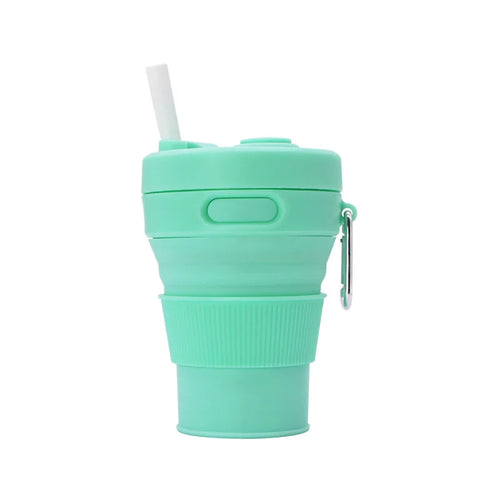 Gjenbrukbar Bærbar Sip-and-Go Sammenleggbar Kopp | Luvikno