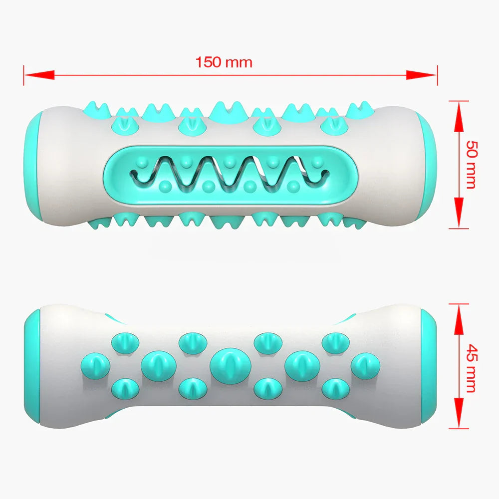 Luvikno | ChewCare Pro Dog Toothbrush-Ball | Interactive Chew Toy Stick for Large and Medium Dogs | Tooth Cleaning and Stress Reduction