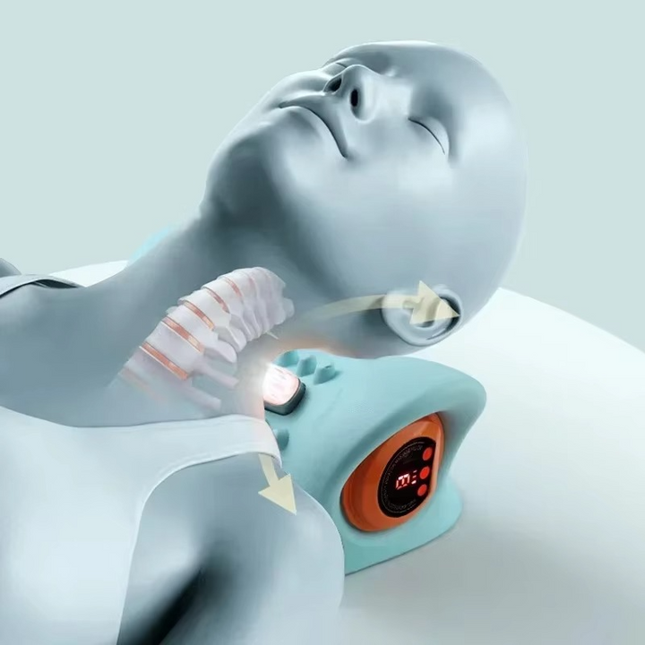 Luvikno | Elektrisk Cervikal Massager – Smart Nakke Smerte Lindring med Varme & Puls Terapi