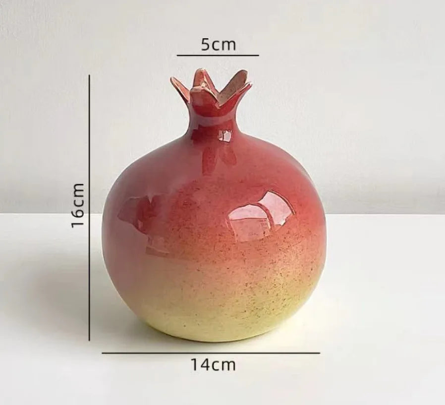 Keramisk Granateple Vase | Luvikno