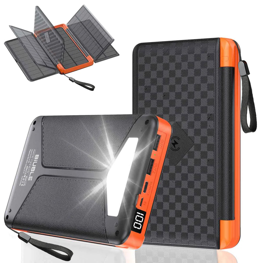 Solar Fast Charging Ultra-Large Capacity Portable Powerbank | Luvikno