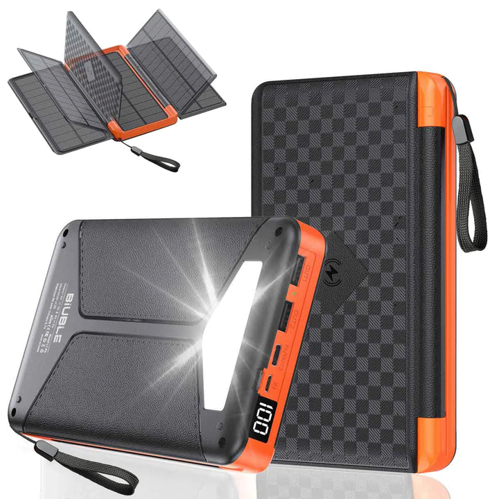 Solar Fast Charging Ultra-Large Capacity Portable Powerbank | Luvikno