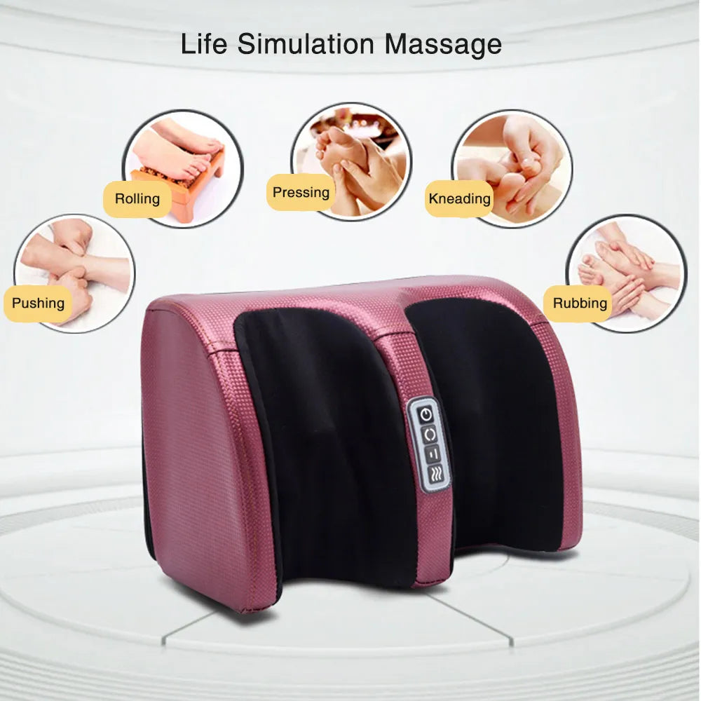 SootheStep – Luxe Shiatsu Fotmassasje med Varmefunksjon Luvikno
