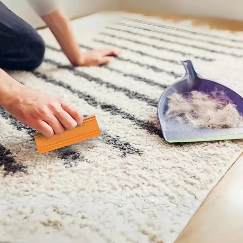 Easy Grip kjæledyrhårfjerning verktøy for hjemmetepper og polstring Luvikno