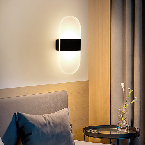Glass vegglampe | Luvikno