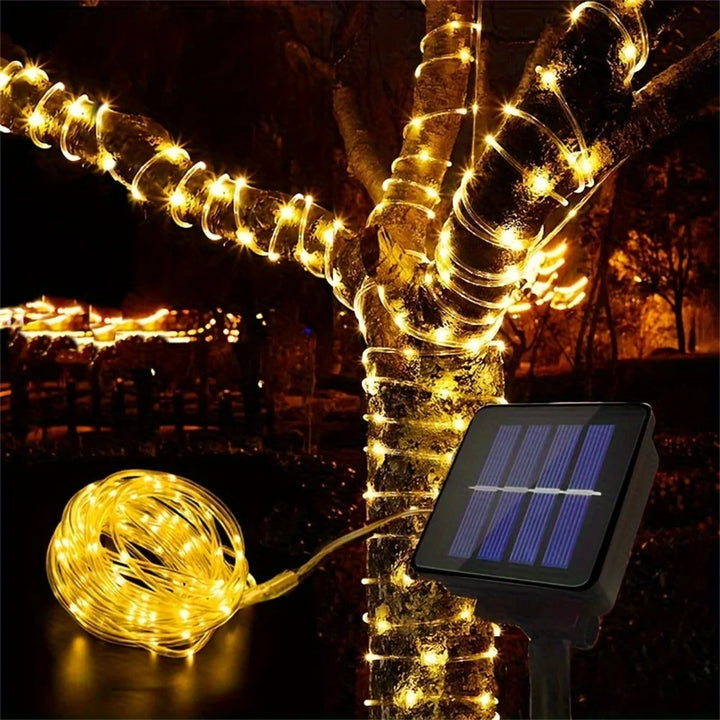 Solar Vanntett LED Seil Lys Luvikno