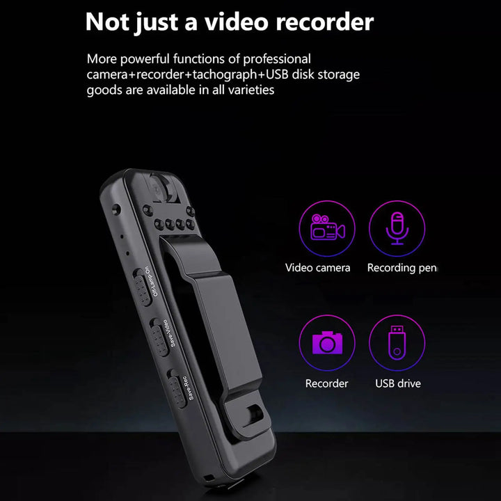 Pocket Spy Mini Clip-On Video Recorder Camera | Luvikno