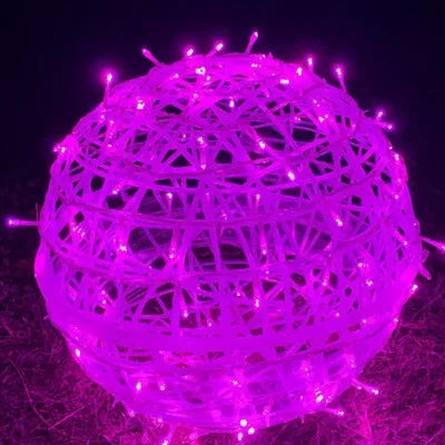 LED Rattan Ball String Lights – Dekorativ utendørs belysning for hager og fester | Luvikno
