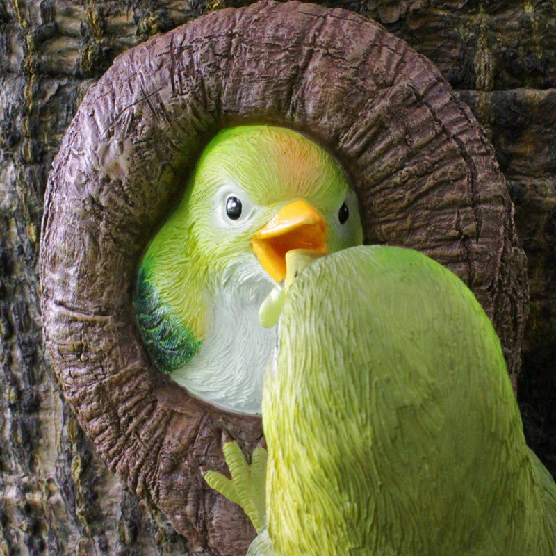 Lovebirds Tree Hug Wall Hanging Decor | Luvikno