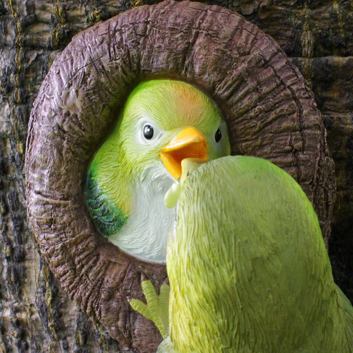 Lovebirds Tree Hug Wall Hanging Decor | Luvikno