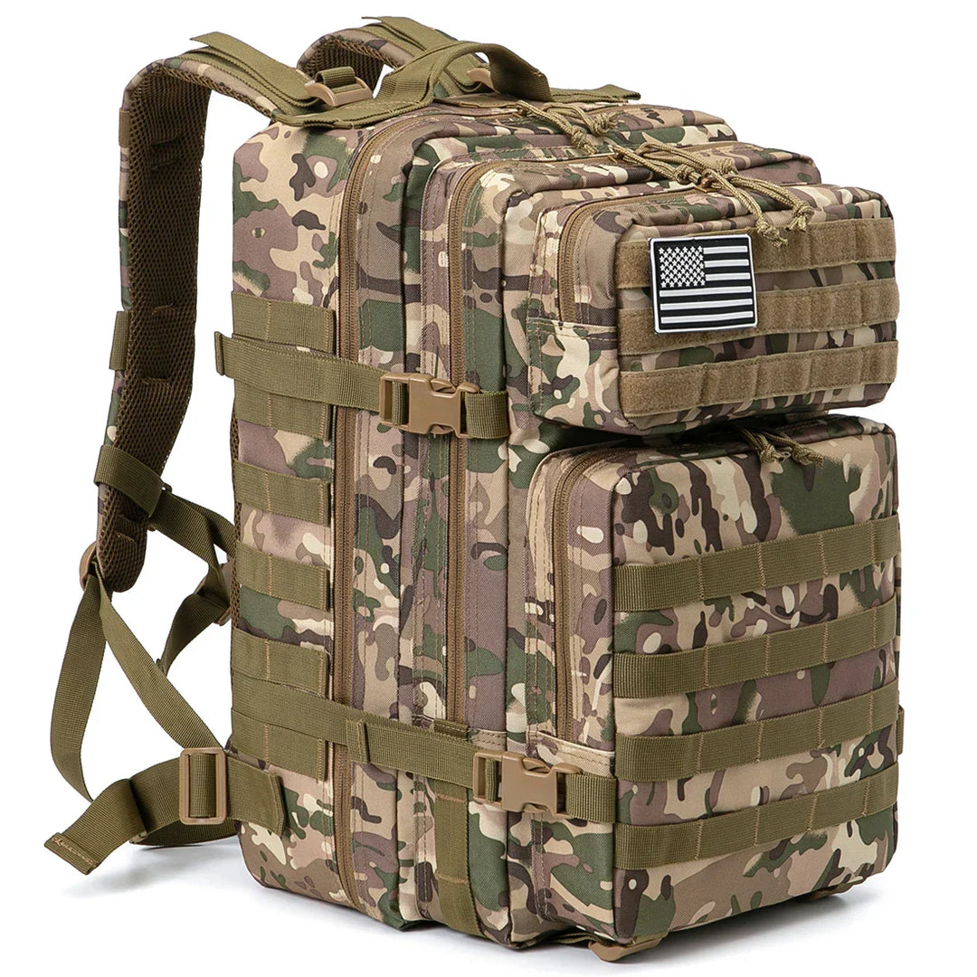 Ryggsekk Camo Taktisk 45L Militær Ryggsekk Luvikno