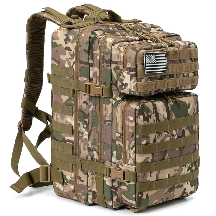 Ryggsekk Camo Taktisk 45L Militær Ryggsekk Luvikno