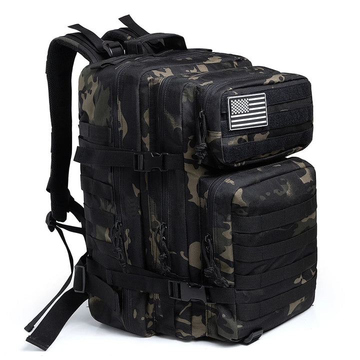 Ryggsekk Camo Taktisk 45L Militær Ryggsekk Luvikno