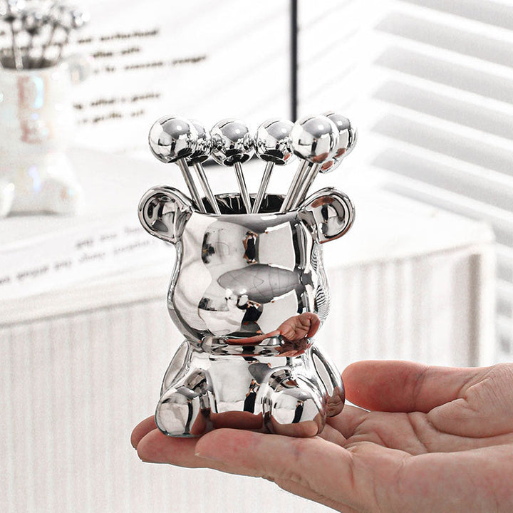 Nordic Tiny Bear Food Fruit Holder | Luvikno