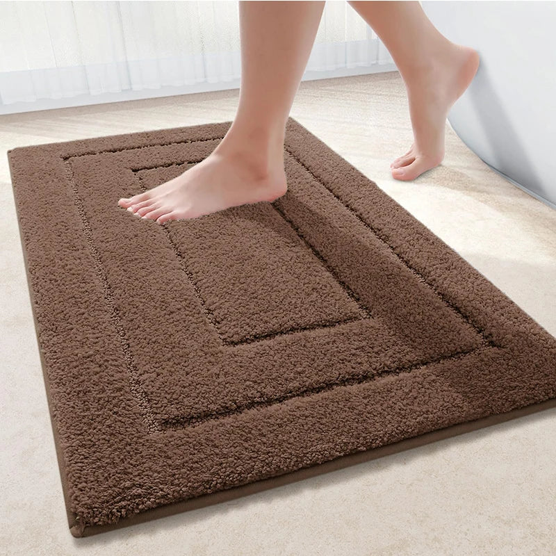 Microfiber Badmatte Dobbel Lag | Luvikno