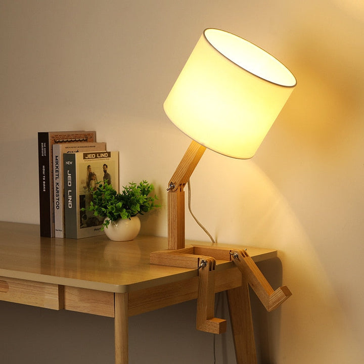 Thinker Tre roboter Moderne Nattlampe | Luvikno