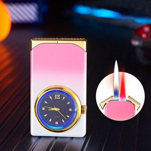 Kreativ Dual Fire Gradient Color Lighter Watch | Luvikno