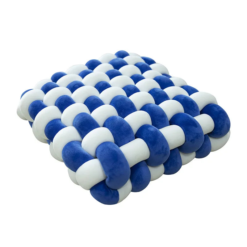 Chunky Woven Knot Cushion | Luvikno