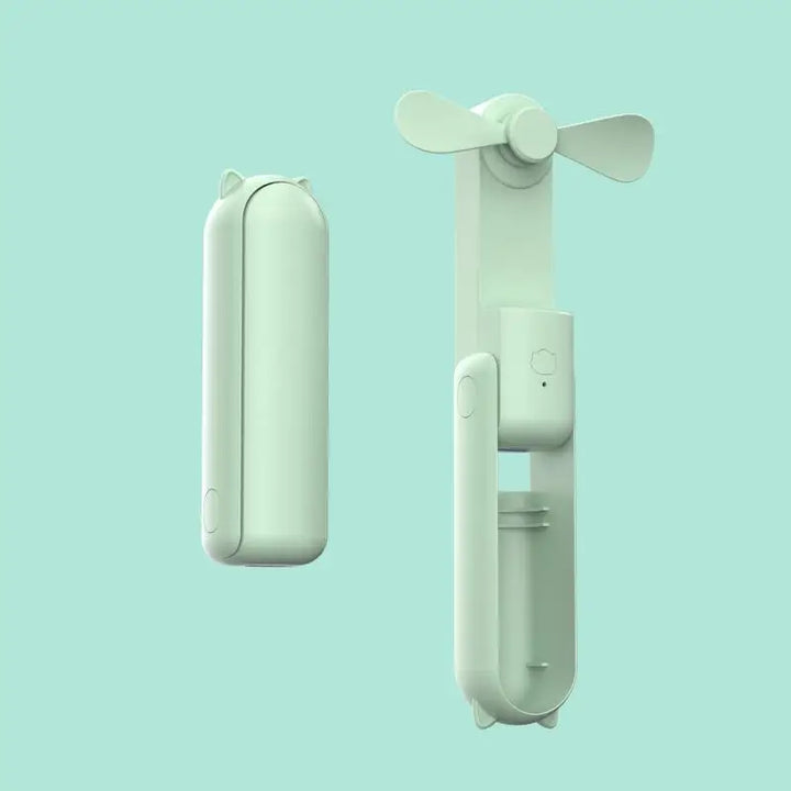 Ny håndholdt bærbar mini vifte - Kreativ, tre-hastighets justerbar, ensfarget, USB-oppladbar liten vifte | Luvikno
