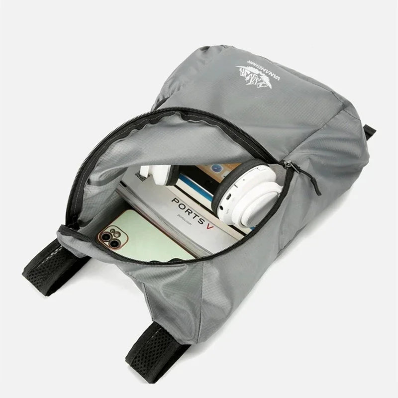 Luvikno | PackFold Air | Sammenleggbart ryggsekk 20L | Ultra-lett & vanntett | Kompakt lagring | For reise, fotturer & hverdagsbruk